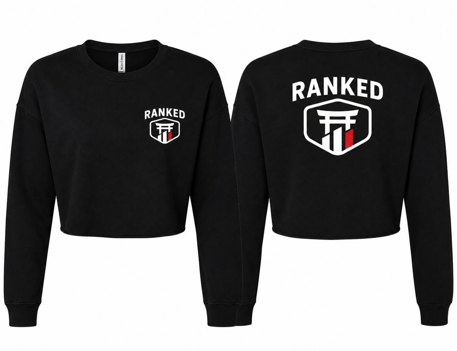 Ranked Women's Cropped Crewneck Sweatshirt